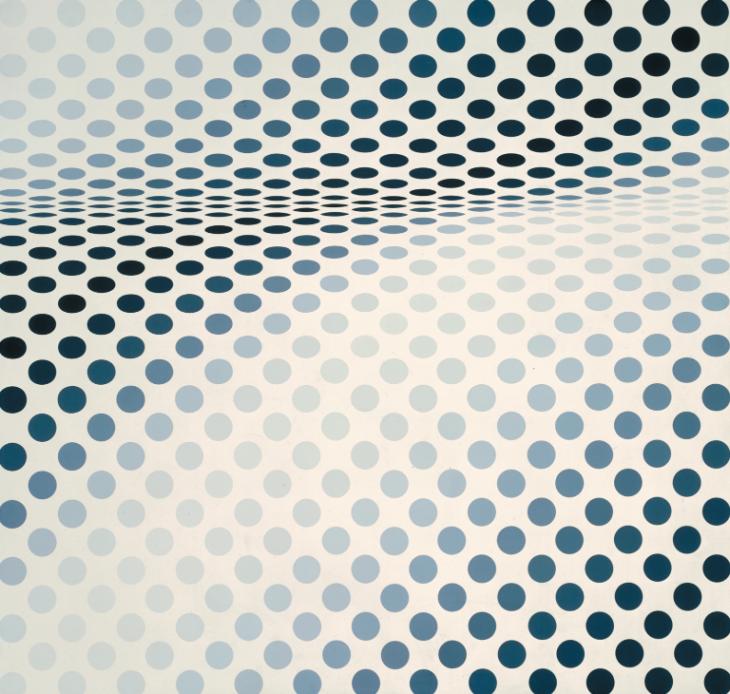 Hesitate 1964 by Bridget Riley born 1931