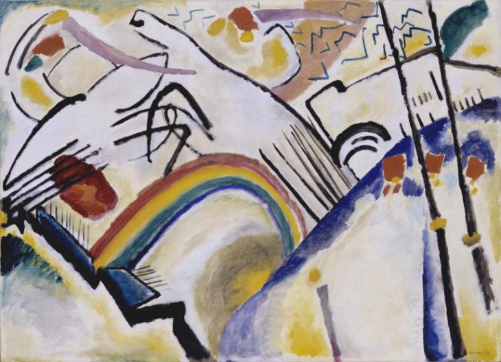 Cossacks 1910-1 by Wassily Kandinsky 1866-1944